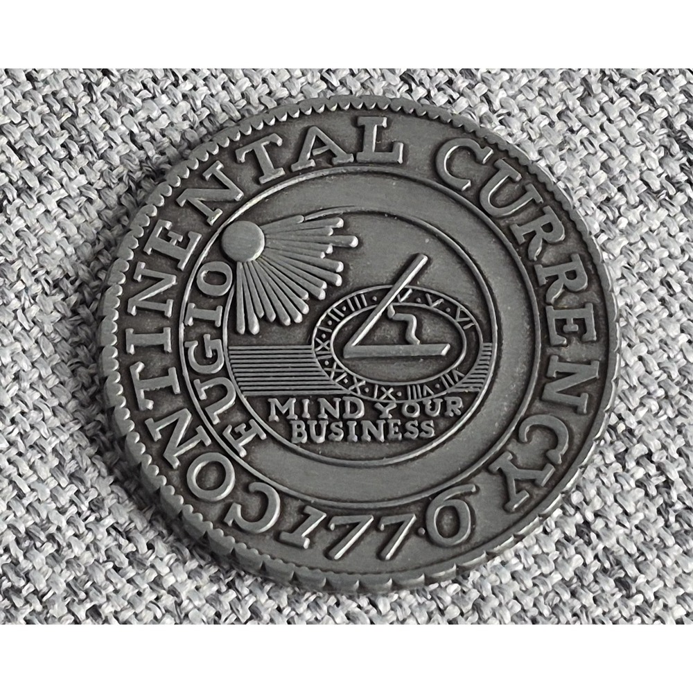 Continental Currency 1776 Coin American Congress Fugio COPY Token We Are One